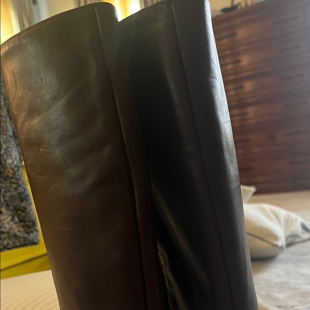 J. Crew Dark Brown Heeled Boots - Picture 5 of 9